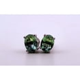 thumbnail image 5 of 8x6mm Blue & Green Tourmaline Sterling Silver Earrings 86BGTSSE, 5 of 8