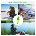 thumbnail image 7 of Uxcell 5-Pack Fishing Bobbers Floats, 2 Inch EVA Foam Weighted Bobbers Clip-on Floats Slip Corks Floaters Strong Buoys [Green Yelloww], 7 of 7