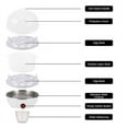 thumbnail image 4 of Wrea Egg Cooker with Automatic Shut off Multiple Settings 14 Count Rapid Electric Egg Boiler Maker, White, 4 of 8