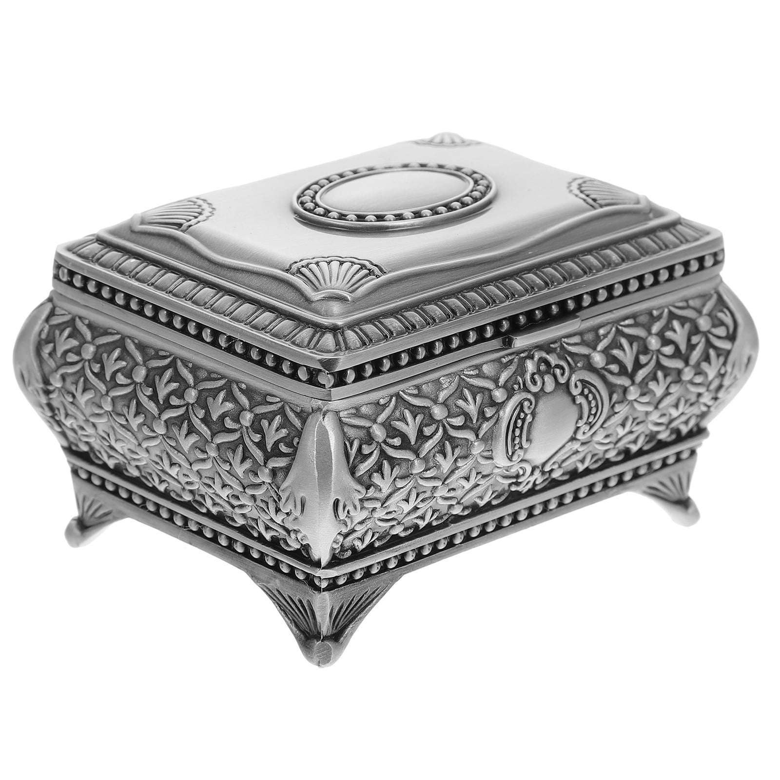 Retro Metal Jewelry Box European Style Jewelry Box Jewelry Trinket Box