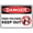Warning Sign 1, variant on Highly Flammable No Smoking Or Naked Lights Sign - 8"x12" Aluminum UV Ink Printed Sign for House Business, Flammable Zone, Fire Prevention