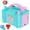 Light blue, variant on Electric Air Balloon Pump, Portable Dual Nozzle Electric Balloon Inflator for Party Wedding Decoration, 110V 600W Balloon Blower Pump Inflation