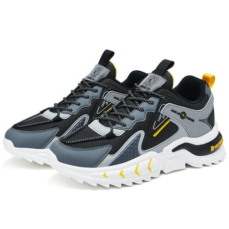 

Waterproof Shock-absorbing Sneakers Lace-up Breathable Casual Running Shoes For Students