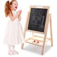 thumbnail image 1 of AIHOME Enfants Art Chevalet en Bois Réglable Debout Chevalet Pliable Double Face Tableau Blanc et Chevalet Tableau Parfait Jouet Éducatif pour les Garçons et les Filles, 1 of 9