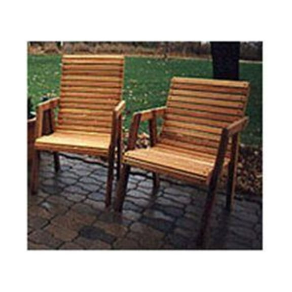 Woodcraft Project Paper Plan To Build Patio Chairs - Material Not Included