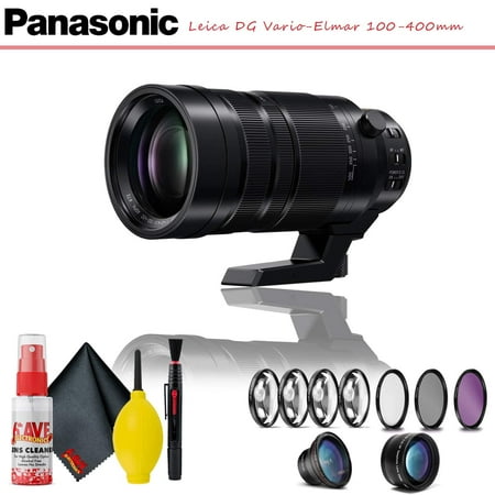 Panasonic Leica DG Vario-Elmar 100-400mm Lens W/ Complete Filter Kit