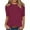 Wine Red, variant on Office Wear for Women 2026 Kelon Shirts for Women Short Sleeve Shirts Cowl Neck Summer Outfits 2026 Fashion Clothing Blouses, 5XL