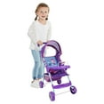 thumbnail image 6 of 509 Mermaid Doll Stroller - Canopy & Cup Holder, Easy Fold Storage & Travel, Fits Dolls up to 21", Ages 3+, 6 of 7