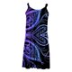 thumbnail image 4 of ICHUANYI Clearance Women Plus Size CasualPrinted Round-Neck Short Sleeve Loose Knee-Length Dres(Purple, S) ICHUANYI WER2023081116299, 4 of 4