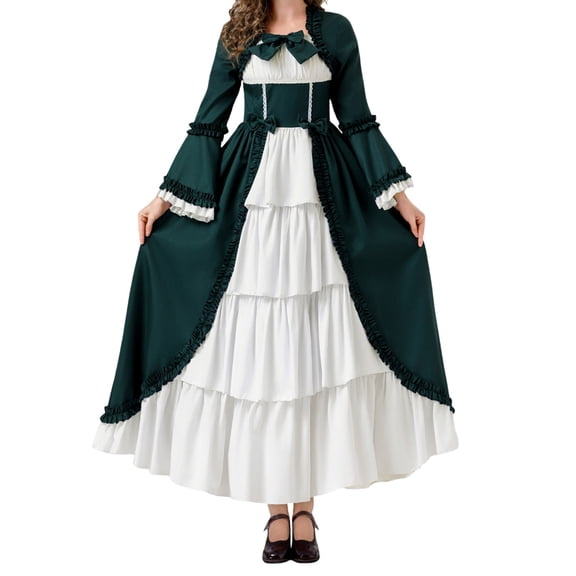 October Festival for Women, Traditional Oktoberfest Dress Carnival, Ladies Vintage Skirt - Irregular Skirt Long Skirt Top Waist Set