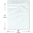 thumbnail image 2 of Plymor 6" x 7" (Case of 1,000), 4 Mil Heavy Duty Zipper Reclosable Plastic Bags, 2 of 3
