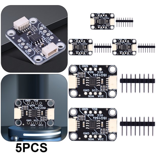 Módulo Bidireccional STEMMA QT Qwiic Del Aislador I2C ISO1540 Con Cabezal 8 Pines
