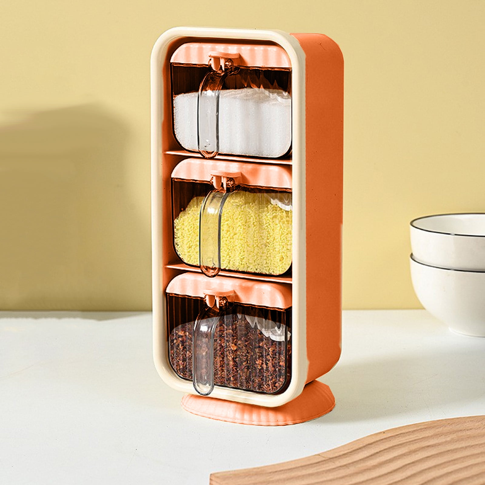 Seasoning Jar Rack, Wall Mounted Spice Holder, 4 Tier Design, Stainless Steel Construction, For Kitchen Gadget, Multi-Purpose Holder, Spice Bottle Organizer, Home Bar Area, Travel Friendly, Compact