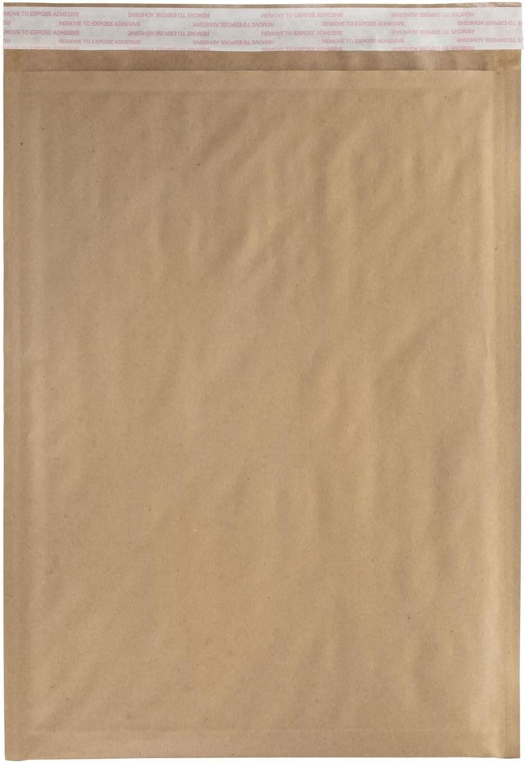 Bubble Wrap Paper Bubble Mailers, 0-6"x10", 400 Cushioned Envelopes Per Case, Up to 35% Recycled Content, Self-Sealing, Curbside Recyclable, Brown