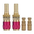thumbnail image 2 of Hose 2pcs M10 Red Water Cooled & Gas Adapter Quick Connector Fitting For TIG Welding Torch, 2 of 7