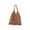 Coffee, variant on Xfvqtps Womens Straw Bag Mesh Hollow Out French Pinkycolor Fashion Handheld Seaside Beach Vacation Tote Handbags Coffee