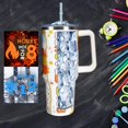 thumbnail image 4 of Teacher 40 oz Tumbler Appreciation Gifts for Women with Handle Insulated Stainless Steel Thank You Teacher Travel Coffee Mug with Lid and Straw Gifts, 4 of 6