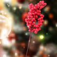 thumbnail image 4 of Esquejes de bayas de cristal de Navidad Guirnalda de árbol de Navidad Accesorios de decoración de vid de árbol Diseño del lugar de bayas rojas material de bayas rojas: espuma; ANGGREK Otros, 4 of 8