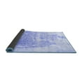 thumbnail image 2 of Ahgly Company Indoor Rectangle Solid Blue Modern Area Rugs, 2' x 4', 2 of 4
