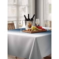 thumbnail image 6 of Gray Navy Blue Table Cloth, Modern Gradient Geometric Waterproof Tablecloth for Rectangle Tables, Reusable Washable Fabric Table Cover for Restaurant Kitchen Dining Tables 60"x84", 6 of 6