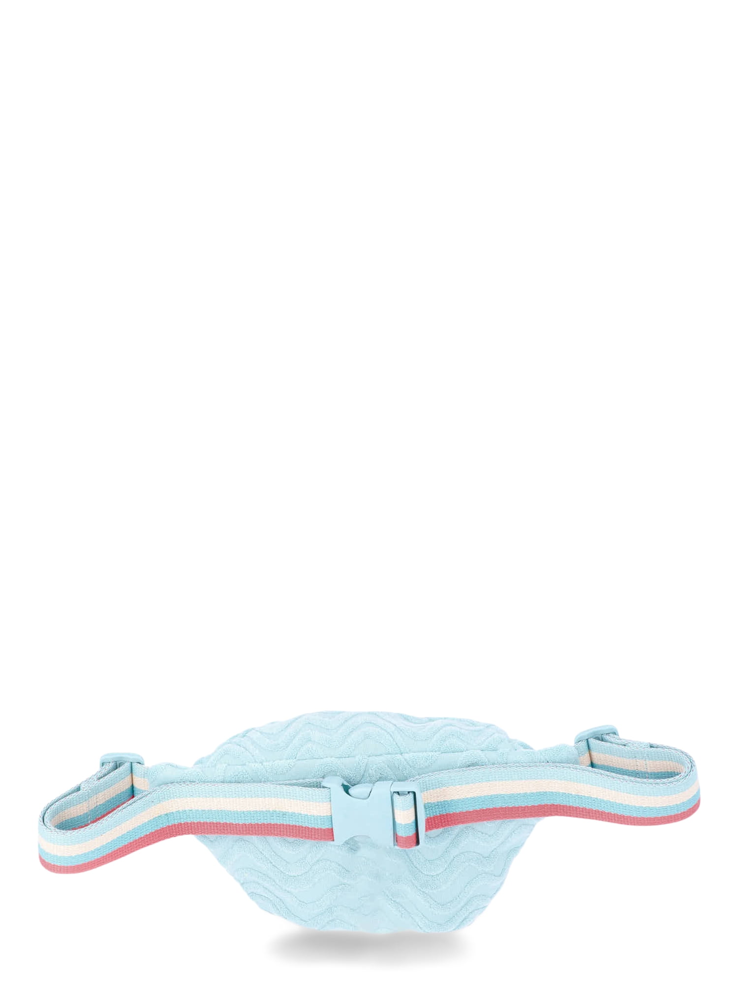 No Boundaries Women's Beach Terry Cloth Fanny Pack, Teal Wave