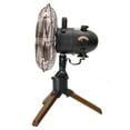 thumbnail image 3 of 8 inch Retro Tripod Wood Leg Table Fan Black, 3 of 5