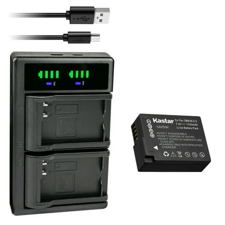 Kastar 1-Pack Battery and LTD2 USB Charger Replacement for Leica BP-DC12 Battery Leica BC-DC12 Charger Leica V-Lux 4 Leica V-Lux 5 Leica Q (Typ 116) Leica Q-P Digital Camera