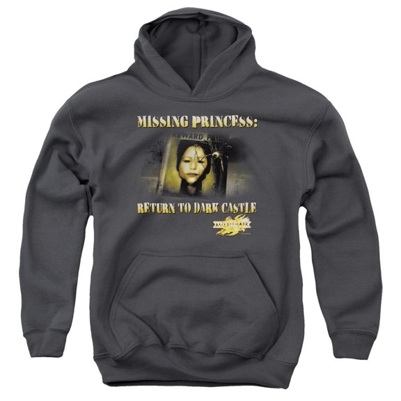 Mirrormask Missing Princess Youth Pullover Hoodie Sweatshirt Charcoal