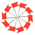 thumbnail image 1 of 100 Épingles à Carte en Forme de Drapeau, Épingles à Dessin en Liège, Rouge, 1 of 3