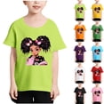 thumbnail image 5 of FFENYAN Summer Short Sleeve T-Shirt for Kids 3-12 Years with Girl Print - Casual T-shirts For Boys And Girls - Perfect for Summer Adventures and Daily Activities, 5 of 5