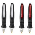 thumbnail image 1 of Motorcycle LED Lights High Bright Turn Signal Indicator Lights Front Rear White Day Running Lights Flowing Brake Lamps B, 1 of 5