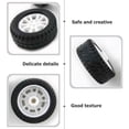 thumbnail image 4 of FUTUREORYY 30Pcs Rubber Wheels 5.70 8 Trailer Tire for Car Model Building and Replacement, 4 of 8