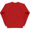 thumbnail image 2 of SG - Sudadera con cuello rendondo mangas Raglan hombre caballero (Rojo), 2 of 3