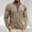 Khaki, variant on Zylanna Men's Henley Shirts, Long Sleeve Color Block Pocket Crew Neck Button Casual Pullover for Men Navy