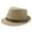 Khaki, variant on ZQUUVOU Fedora Hat Men Felt Panama Jazz Hat Women Classic Manhattan Structured Trilby Hat Short Brim Vintage Fedora Hat Band Beige