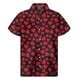 thumbnail image 4 of Camisa hawaiana con estampado 3D de corazones y amor para hombre, ropa para verano, playa, manga corta, blusa con solapa y botones, 4 of 5