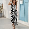 thumbnail image 6 of Animal Print Patterns King Size Sleeveless Dress Dresses Summer Women Dresses Clothing Woman Dresses Dress, 6 of 7