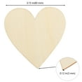 thumbnail image 5 of KOHAND 100 PCS 3 inch Wood Heart Cutouts, Unfinished Blank Wooden Hearts for DIY Crafts Projects, 5 of 5