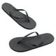 thumbnail image 4 of Qarigey 1 par de sandalias planas con punta abierta para mujer, pantuflas antideslizantes para fiesta en la piscina, playa, verano Calzado negro METRO, 4 of 6