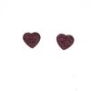 Ss Pink Crystal Heart Earring