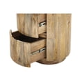 thumbnail image 3 of Kingston 2-Drawer 18" Round Nightstand - Natural, 3 of 6