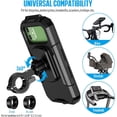 thumbnail image 2 of Soporte universal para teléfono de motocicleta, soporte portátil impermeable para teléfono de bicicleta, rotación de 360 ​​°, soporte desmontable para teléfono inteligente para motocicleta, scooter, soporte para teléfono de bicicleta para teléfono inteligente de 5,5 a 6,8 pulgadas Rojo Verde, 2 of 5