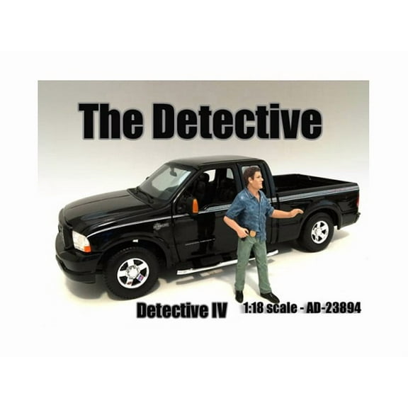 The Detective #4" Figure For 1:18 Scale Models by American Diorama"