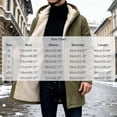 thumbnail image 4 of KICILVS Fleece Lined Jacket Men Zip Up Long Hooded Coat with Pockets for Outdoor Casual Soft Cozy Thick Warm Winter Outerwear, 4 of 6