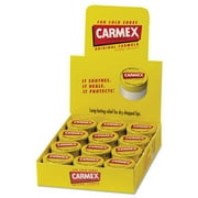Carmex 62458 0.25 oz Original Flavor Moisturizing Lip Balm Jar, 12 per Box