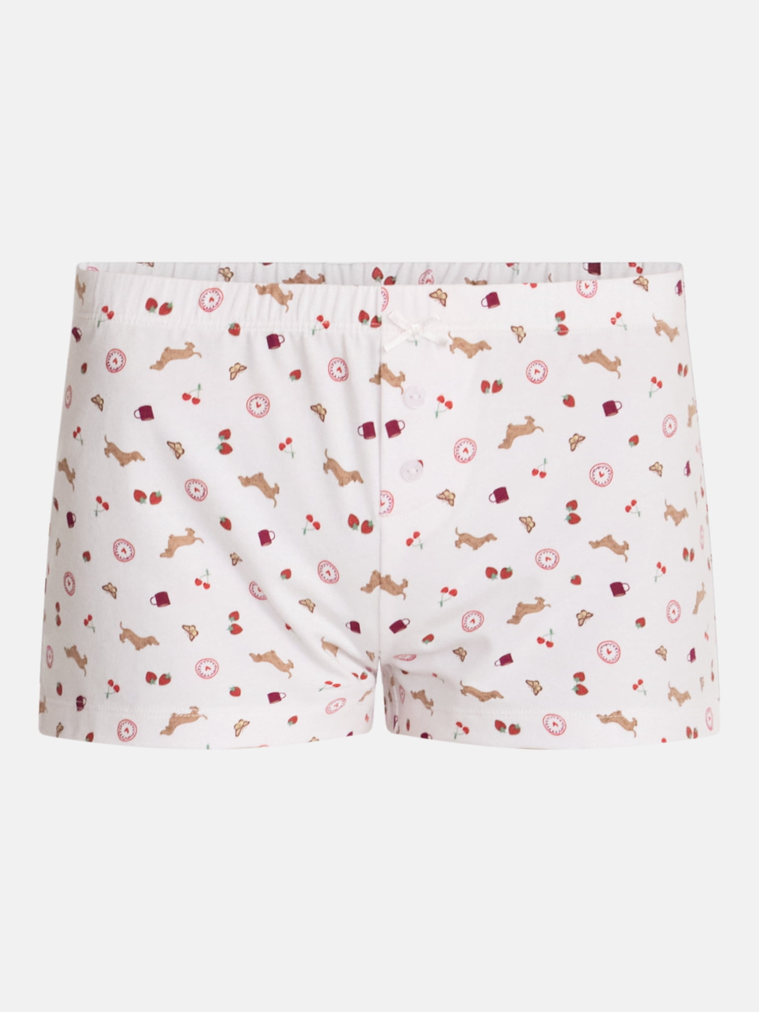 No Boundaries Cloud Core Low Rise Sleep Shorts, Women's XXS-3X