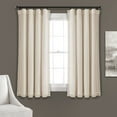 thumbnail image 1 of Juego de Paneles de cortina de ventana Lush Decor Rosalie Marfil 54x63, 1 of 2