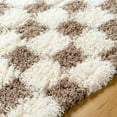 thumbnail image 2 of Livabliss Area Rugs for Living Room, 7x9 Urban Shag Modern Brown Rug, Bedroom Dining Room Home Decor Stain Resistant Carpet (6'7" x 9'6"), 2 of 5