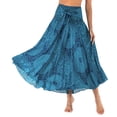 thumbnail image 3 of Faldas de mujer Elegantes Cintura ajustable Ropa Estampado floral para ocasiones especiales Chica Dama , azul C azul, 3 of 8