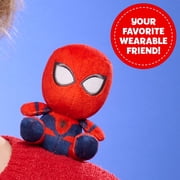 Marvel Spider-Man Perchd 4-inch Shoulder Plush Stuffed Animal, Wearable Plush Shoulder Friend, Toy for Fans, Girls, Boys, Kids, Ages 3 and Up